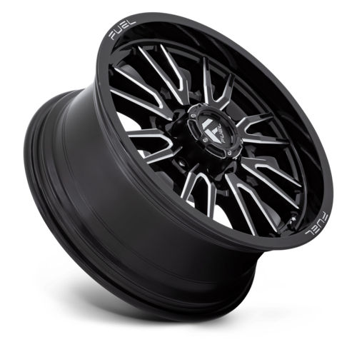Fuel 1PC D761 CLASH 20x9 Gloss Black Milled Wheel with 8x170 Bolt Pattern and +20 Offset