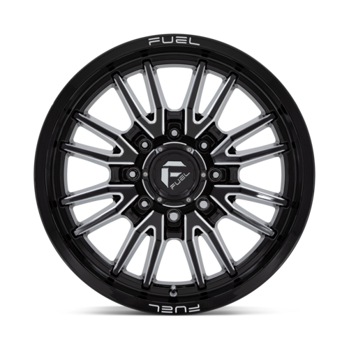 Fuel 1PC D761 Clash 20x9 Gloss Black Milled Wheel with 8x180 Bolt Pattern and +20 Offset