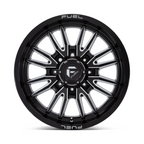 Fuel 1PC D761 Clash 20x9 Gloss Black Milled Wheel with 8x180 Bolt Pattern and 124.20mm Center Bore