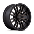 Fuel 1PC D762 Clash 20x9 Matte Black Double Dark Tint Wheel with 8x165.1 Bolt Pattern and 125.10 Center Bore