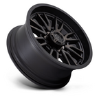 Fuel 1PC D762 Clash Matte Black Double Dark Tint 20x9 Wheel with 8x180 Bolt Pattern and 124.20mm Center Bore