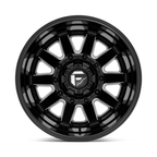 Fuel 1PC Maverick Drw 20x8.25 Matte Black Milled Wheel with 10x225 Bolt Pattern and -202 Offset