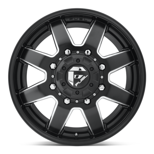 Fuel 1PC D538 Maverick 20x8.25 Matte Black Milled Wheel with 8x210 Bolt Pattern and +122 Offset