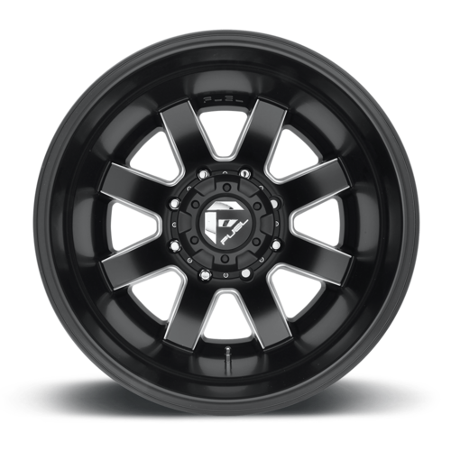 Fuel 1PC Maverick DRW 20x8.25 Matte Black Milled Wheel with 8x210 Bolt Pattern and -195 Offset