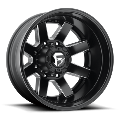 Fuel 1PC Maverick D538 Wheel - 20x8.25 Matte Black Milled with 8x165.1 Bolt Pattern and -240 Offset