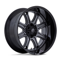 Fuel 1PC Darkstar 22x10 Matte Gunmetal with Black Lip Wheel - 5x127/5x139.7 Bolt Pattern, -18 Offset, 87.10 Center Bore