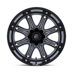 Fuel 1PC Darkstar 20x9 Matte Gunmetal with Black Lip Wheel - 8x180 Bolt Pattern, +1 Offset