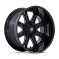 Fuel 1PC DARKSTAR 22x9 Gloss Black Milled Wheel with 8x180 Bolt Pattern and +1 Offset