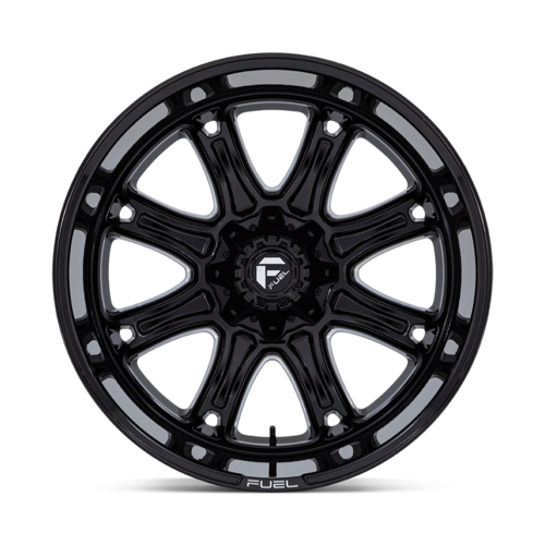 Fuel 1PC Darkstar 20x9 Gloss Black Milled Wheel with 8x165.1 Bolt Pattern and +1 Offset