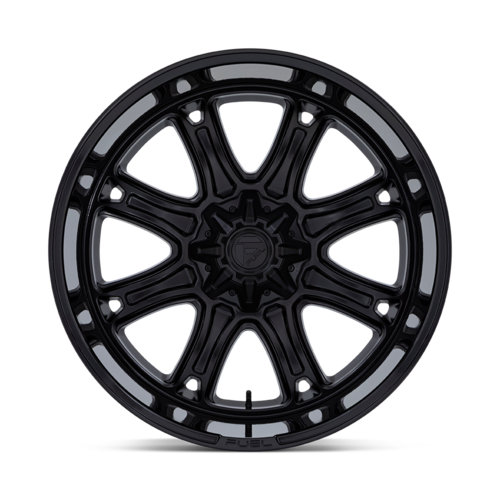 Fuel 1PC DARKSTAR 24x12 Matte Black with Gloss Black Lip Wheel - 8x170 Bolt Pattern, -44 Offset, 125.10 Center Bore