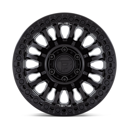 Fuel 1PC FC125 RINCON Beadlock 17x9 Blackout Off-Road Wheel with -38 Offset