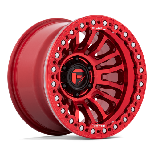 Fuel 1PC FC125 RINCON Beadlock Wheel 20x10 Candy Red -48 Offset 8x165.1 Bolt Pattern