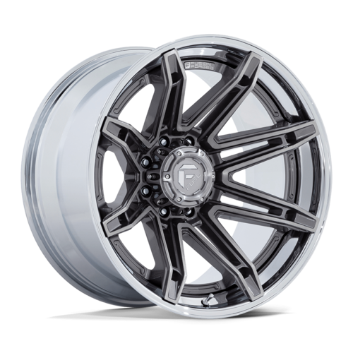 Fuel 1PC BRAWL 20x10 Wheel with Platinum Chrome Lip Finish and 6x135 Bolt Pattern