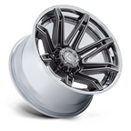 Fuel 1PC FC401 BRAWL 22x12 Aluminum Wheel with Platinum Finish and Chrome Lip