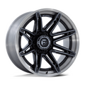 Fuel 1PC BRAWL 20x10 Wheel with Gloss Black Finish and Brushed Gray Tint Face - 8x6.5 Bolt Pattern, -18 Offset, 125.10 Center Bore