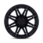 Fuel 1PC FC401 BRAWL 22x12 Matte Black with Gloss Black Lip Wheel for 8x6.5 Bolt Pattern, -44 Offset, 125.10 Center Bore