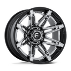 Fuel 1PC FC401 BRAWL 22x10 Chrome with Gloss Black Lip Wheel