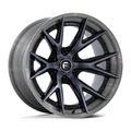 Fuel 1PC Catalyst 22x12 -44mm Offset 6x135 Bolt Pattern Gloss Black Brushed Dark Tint Wheel