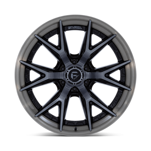 Fuel 1PC Catalyst 22x12 -44mm Offset 6x135 Bolt Pattern Gloss Black Brushed Dark Tint Wheel