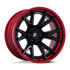 Fuel 1PC Catalyst 20x9 Matte Black with Candy Red Lip Wheel for 6x135 Bolt Pattern
