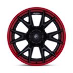 Fuel 1PC FC402 Catalyst 20x9 Matte Black with Candy Red Lip Wheel