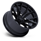 Fuel 1PC Catalyst 20x9 Matte Black with Gloss Black Lip Wheel - 6x135 Bolt Pattern, +1 Offset, 87.10 Center Bore