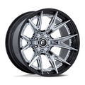 Fuel 1PC Catalyst 22x10 Chrome with Gloss Black Lip Wheel - 6x139.7 Bolt Pattern, -18 Offset, 106.10mm Center Bore