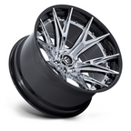 Fuel 1PC Catalyst 22x12 Chrome with Gloss Black Lip - 6x139.7 Bolt Pattern, -44 Offset, 106.10 Center Bore