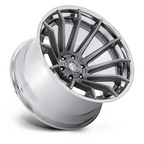 Fuel 1PC FC403 BURN 20x10 Platinum with Chrome Lip Wheel with 5x127 Bolt Pattern and -18 Offset