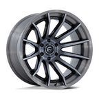 Fuel 1PC FC403 BURN 22x10 Inch Gloss Black Wheel with Brushed Gray Tint Face & Lip, 6x139.7 Bolt Pattern, -18 Offset, 106.10 Center Bore