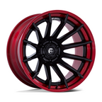 Fuel 1PC FC403 BURN 22x12 Matte Black with Candy Red Lip Wheel for 6x135 Bolt Pattern, -44 Offset, 87.10 Center Bore