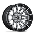 Fuel 1PC FC403 BURN 24x12 Chrome with Gloss Black Lip Wheel - 6x139.7 Bolt Pattern, -44 Offset, 106.10 Center Bore