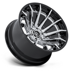 Fuel 1PC FC403 BURN 22x12 Chrome with Gloss Black Lip Wheel, 6x139.7 Bolt Pattern, -44 Offset, 106.10mm Center Bore