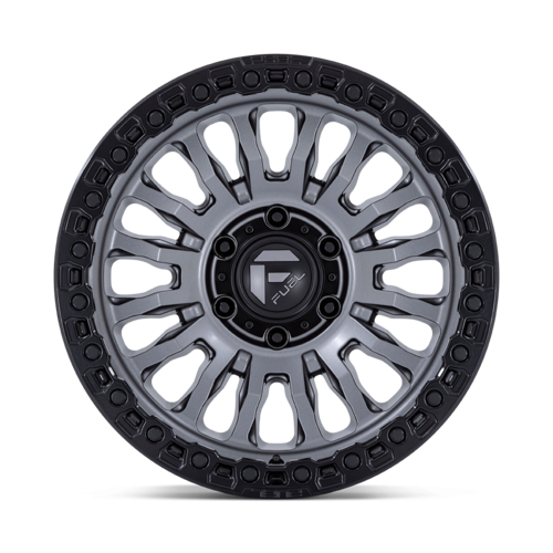 Fuel 1PC RINCON 20x10 Matte Gunmetal with Matte Black Lip - 5x127 Bolt Pattern, -18 Offset