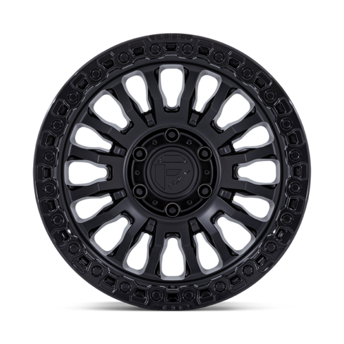 Fuel 1PC RINCON 17x9 Matte Black with Gloss Black Lip Wheel - 8x180 Bolt Pattern +20 Offset