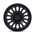 Fuel 1PC RINCON 17x9 Matte Black with Gloss Black Lip Wheel for 5x127 Bolt Pattern