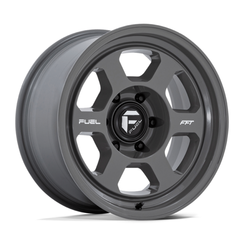 Fuel 1PC FC860 HYPE 17x8.5 Inch Battleship Gray Alloy Wheel with -10 Offset and 6x139.7 Bolt Pattern