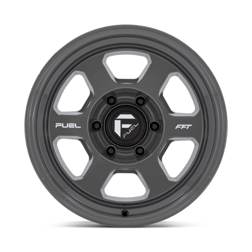Fuel 1PC FC860 HYPE 17x8.5 Inch Battleship Gray Alloy Wheel with -10 Offset and 6x139.7 Bolt Pattern