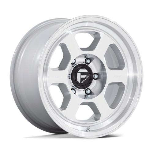 Fuel 1PC FC860 HYPE 18x8.5 Inch Machined Wheel with -10mm Offset and 6x139.7 Bolt Pattern