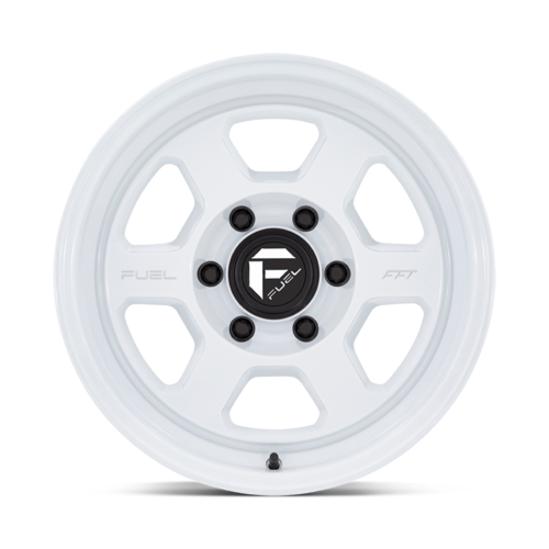 Fuel 1PC FC860 HYPE 17x8.5 Inch Gloss White Wheel with -10 Offset and 6x139.7 Bolt Pattern