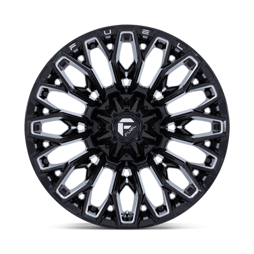 Fuel 1PC FC865 Strike 20x10 Gloss Black Milled Wheel with -18 Offset and 8x165.1 Bolt Pattern