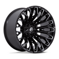 Fuel 1PC FC865 Strike 22x12 Black Gloss Milled Wheel - 8x170 Bolt Pattern, -44 Offset, 125.10 Center Bore