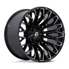 Fuel 1PC FC865 Strike 22x12 Gloss Black Milled Wheel with 8x180 Bolt Pattern and -44 Offset
