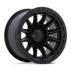Fuel 1PC FC866 PISTON 22x10 Blackout with Gloss Black Lip - 5x127 Bolt Pattern, -18 Offset