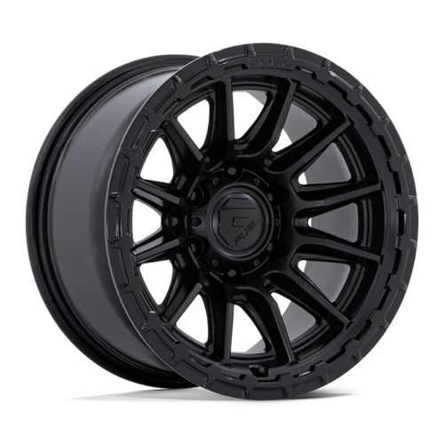 Fuel 1PC FC866 Piston 17x9 Blackout with Gloss Black Lip - 6x139.7 Bolt Pattern, 1.0 Offset, 106.10 Center Bore