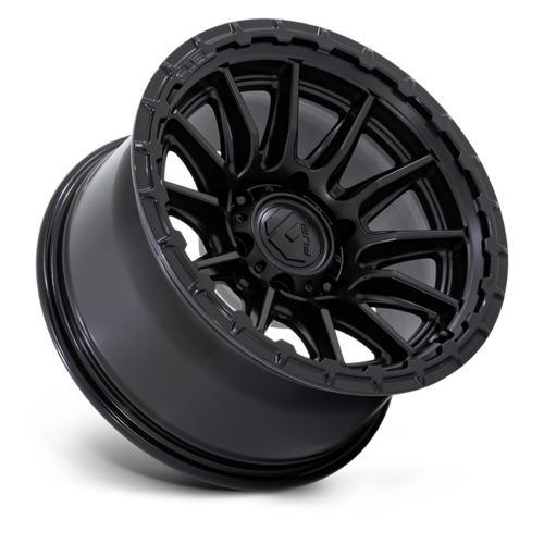 Fuel 1PC FC866 Piston 20x9 Blackout with Gloss Black Lip - 6x139.7 Bolt Pattern, 1.0 Offset, 106.10 Center Bore
