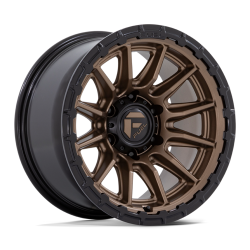 Fuel 1PC FC866 Piston 20x10 Wheel in Matte Bronze with Gloss Black Lip - 6x139.7 Bolt Pattern, -18 Offset