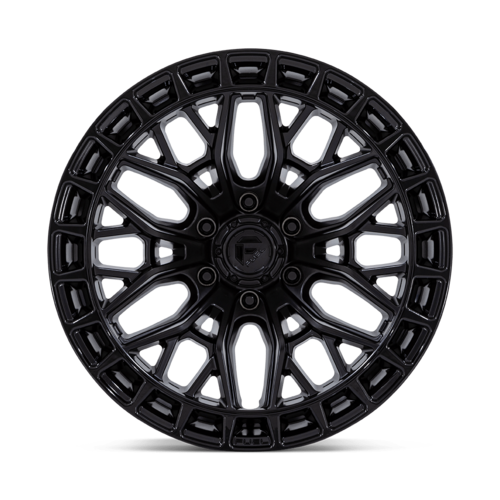 Fuel 1PC Sigma 17x9 Blackout with Gloss Black Lip - 5x127 Bolt Pattern, -12 Offset