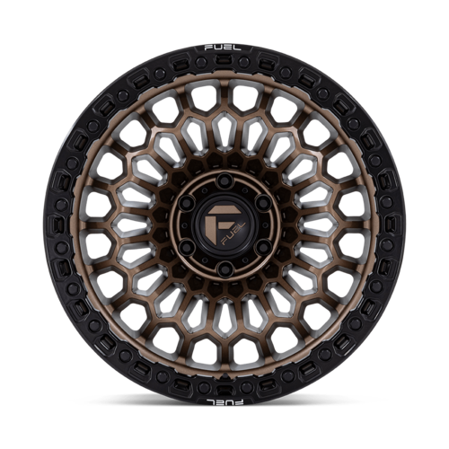 Fuel 1PC Sinister 20x10 Matte Bronze with Matte Black Lip - 5x127 Bolt Pattern, -18 Offset