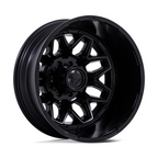 Fuel 1PC D871 Flux Dually 20x8.25 Blackout Wheel with -201 Offset and 8x200 Bolt Pattern